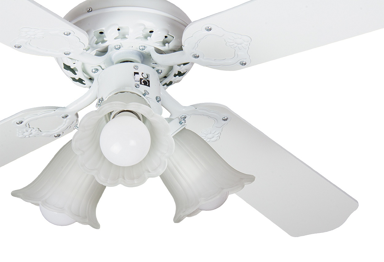 Потолочный люстра-вентилятор Dreamfan Princess White 105