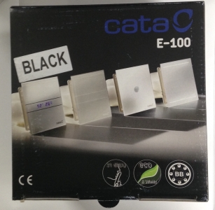 Накладной вентилятор Cata E 100 G Bk Черный