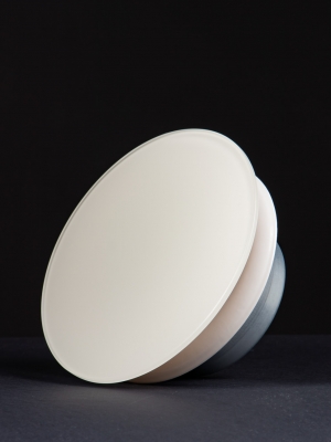 Анемостат со стеклянной внешней частью FOZA D 150 мм. RAL 1013