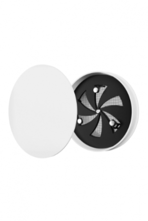 Решетка вентиляционная теневая ERA 10SH фланец D100 сетка разъемная на магнитах D120