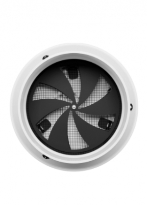 Решетка вентиляционная теневая ERA 10SH фланец D100 сетка разъемная на магнитах D120