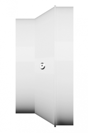 Решетка вентиляционная теневая ERA 10SH фланец D100 сетка разъемная на магнитах D120